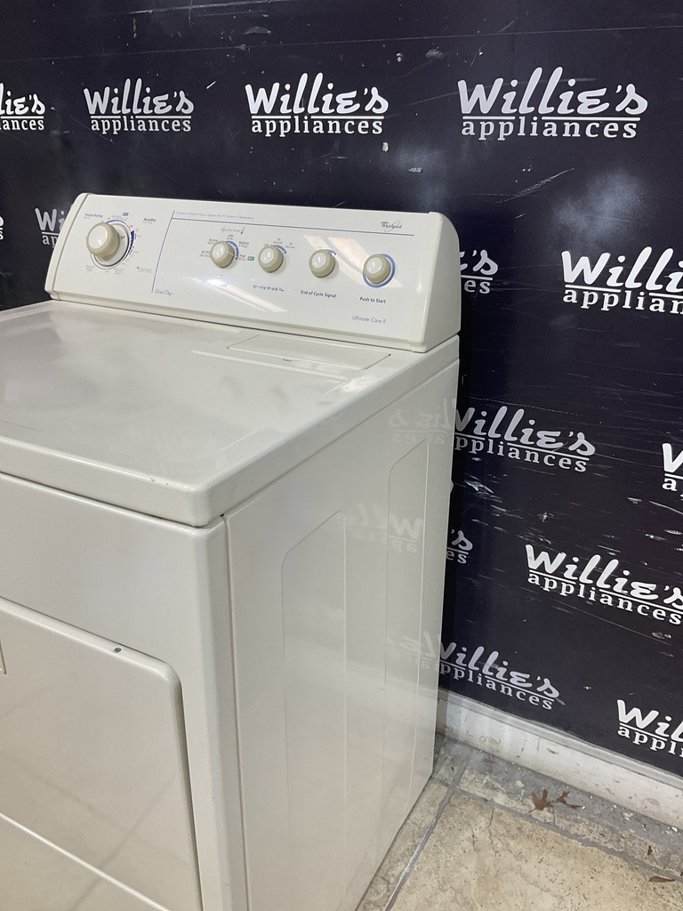 Whirlpool Used Electric Dryer 220volts (30 AMP) 29inches {3 prong} (Bisque) 
