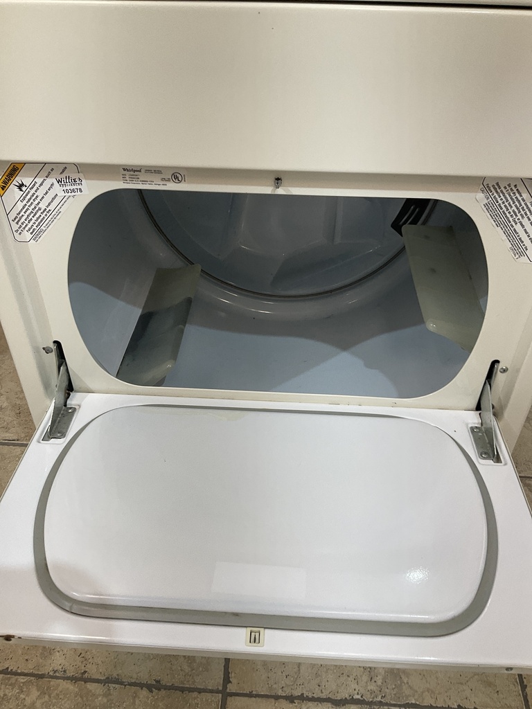 Whirlpool Used Electric Dryer 220volts (30 AMP) 29inches {3 prong} (Bisque) 