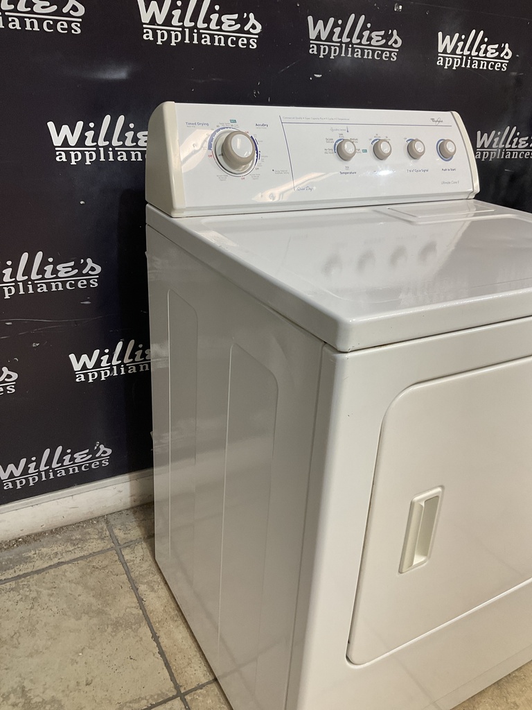 Whirlpool Used Electric Dryer 220volts (30 AMP) 29inches {3 prong} (white) 