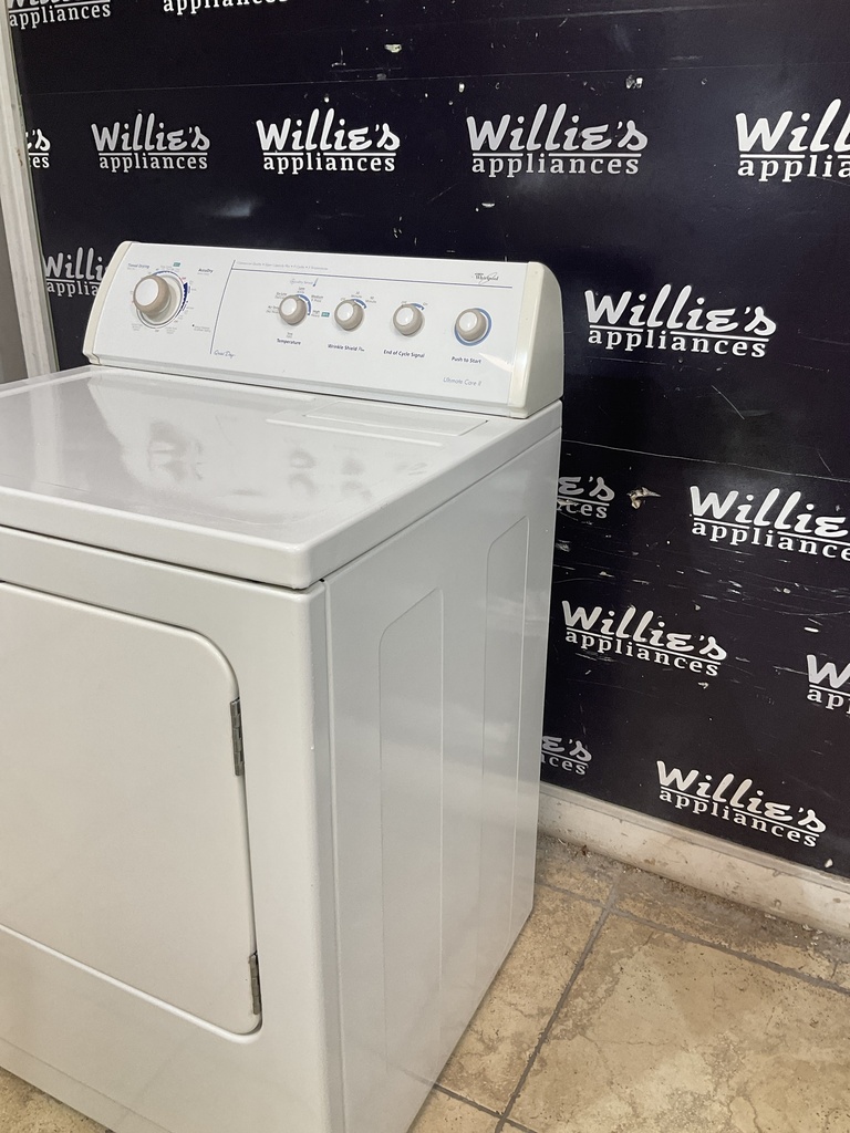 Whirlpool Used Electric Dryer 220volts (30 AMP) 29inches {3 prong} (white) 