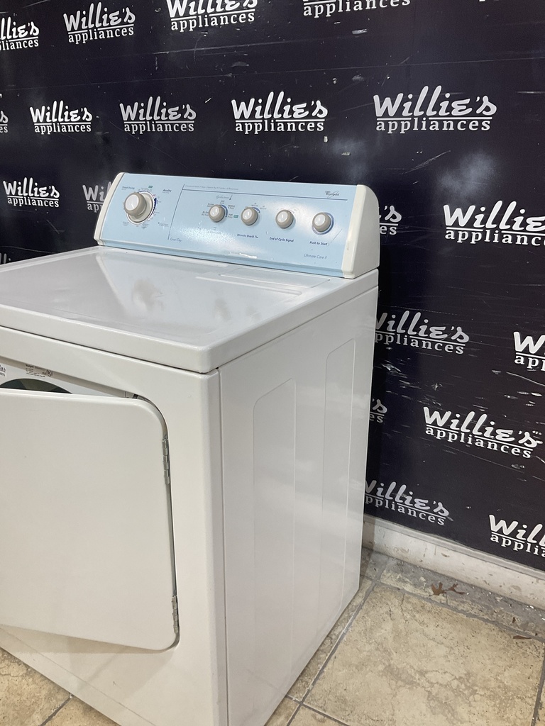 Whirlpool Used Electric Dryer 220volts (30 AMP) 29inches {3 prong} (White) 
