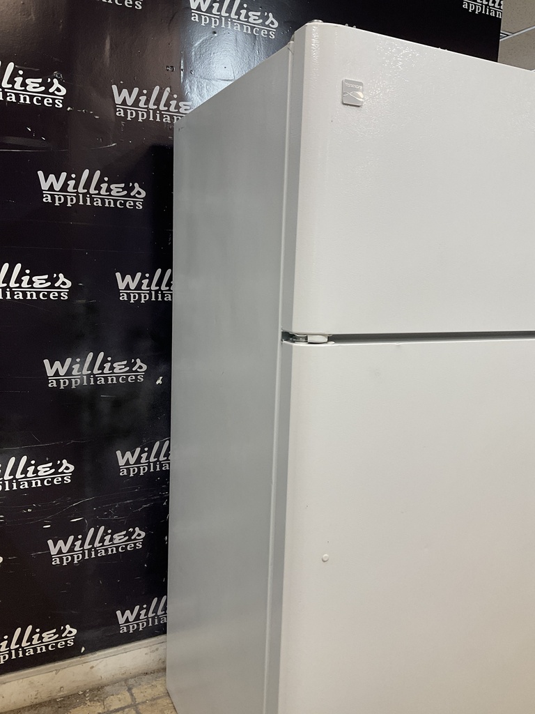 Kenmore Used Refrigerator Top and Bottom 30x65 1/2 (white) 
