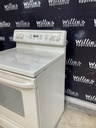 Ge Used Electric Stove 30inches {no cord} (Bisque)