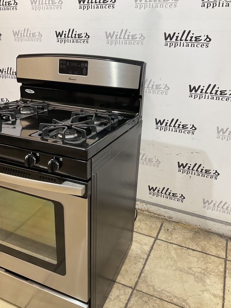 Amana Used Natural Gas Stove 30inches (Stainless Steel) 
