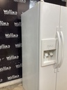 Whirlpool Used Refrigerator Side by Side 33x66 1/2” (White) 