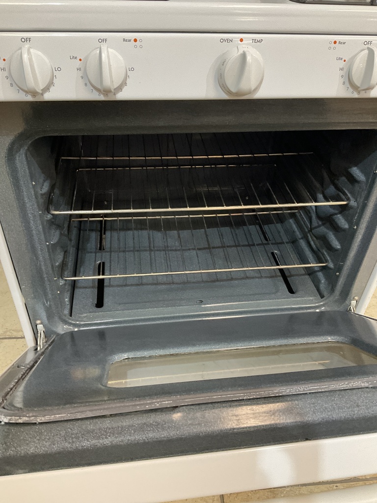 Hotpoint Used Natural Gas Stove 30inches (White) 