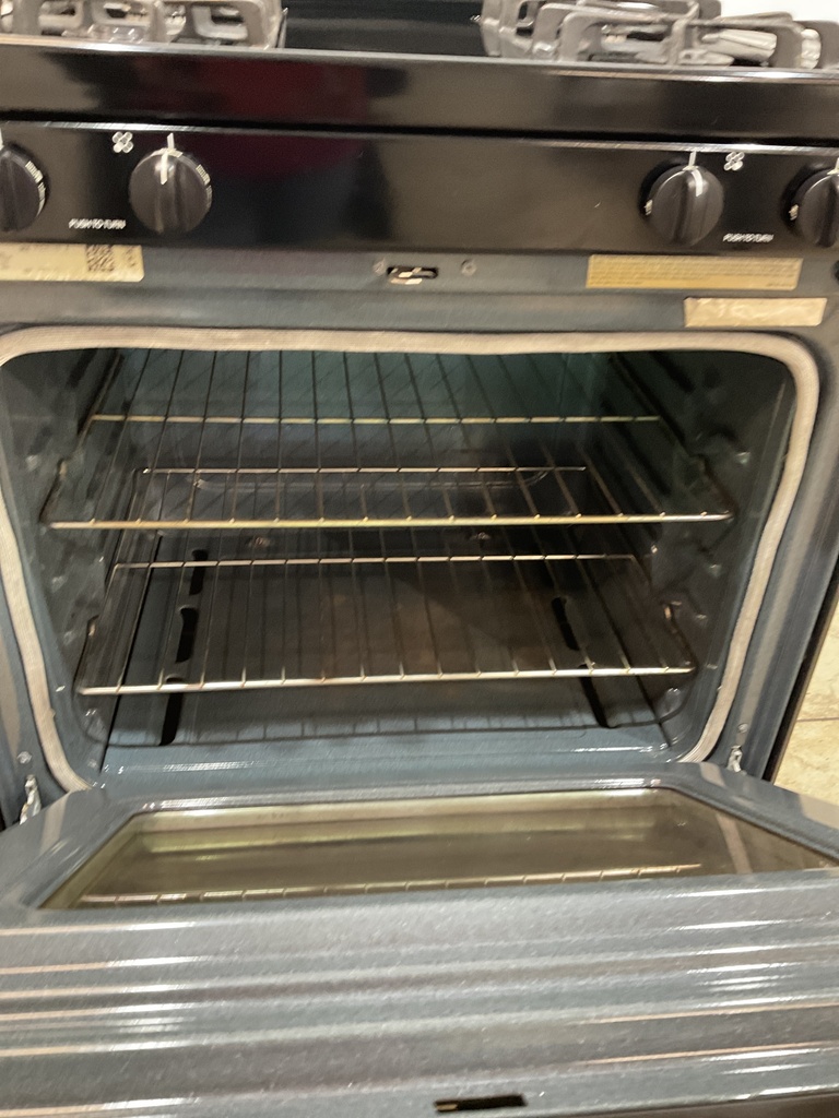 Whirlpool Used Natural Gas Stove 30inches (Black) 