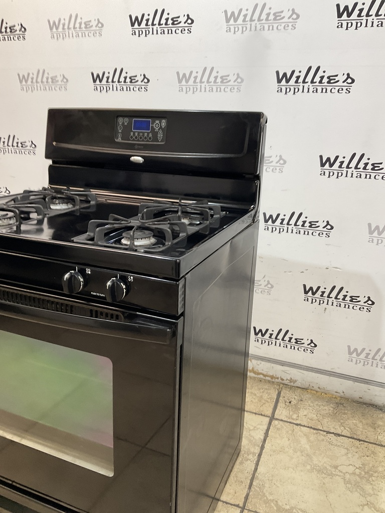 Whirlpool Used Natural Gas Stove 30inches (Black) 