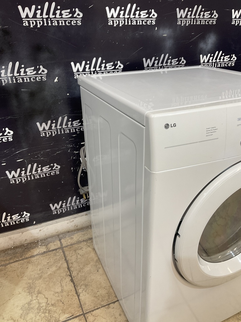 Lg Used Electric Dryer 220volts (30 AMP) 27inches {3 prong} (White) 