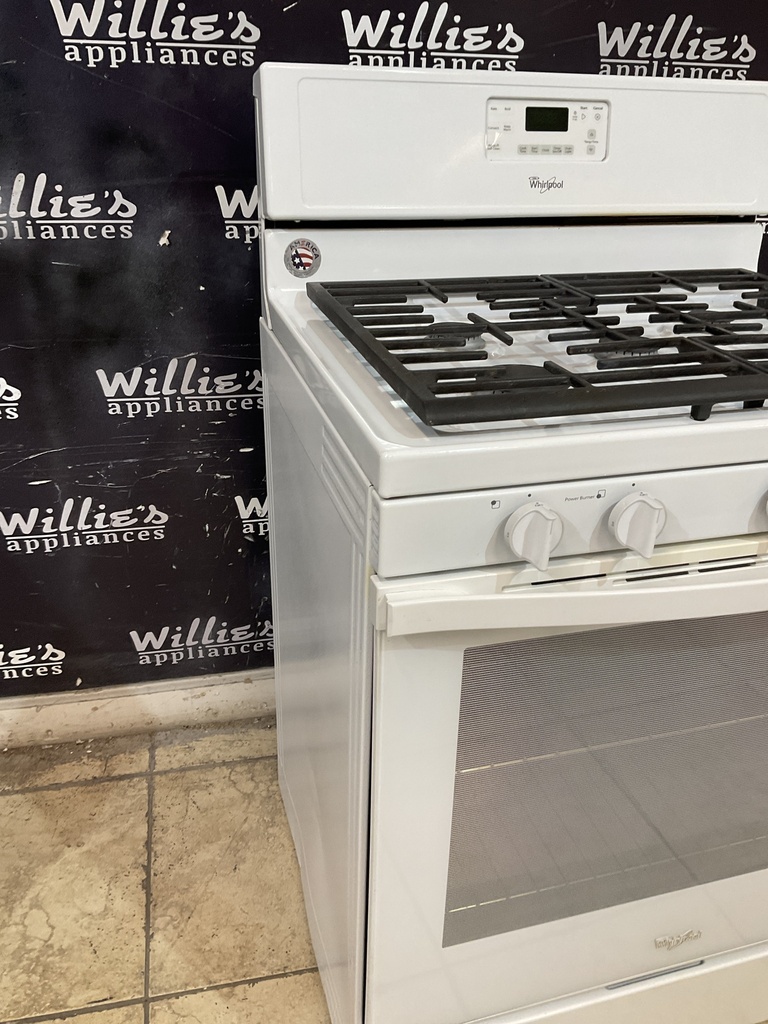 Whirlpool Used Natural Gas Stove 30inches (White) 