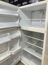 Whirlpool Used Refrigerator Top and Bottom 33x66 (Bisque) 