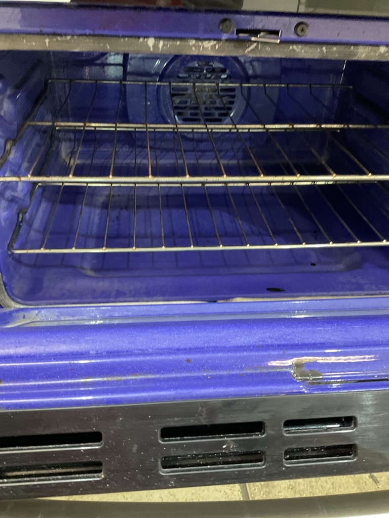 Lg Used Electric Stove Double Oven 220volts (40/50 AMP) 30inches {3 prong} (Stainless Steel)