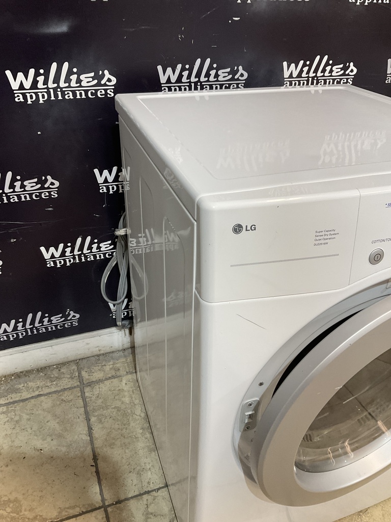 Lg Used Electric Gas Dryer 220volts (30 AMP)  27inches {3 prong} (White) 