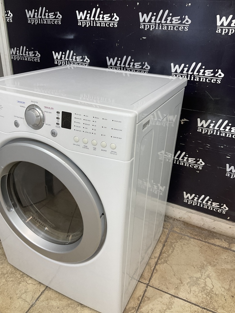 Lg Used Electric Gas Dryer 220volts (30 AMP)  27inches {3 prong} (White) 