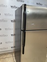 Ge Used Refrigerator Top and Bottom 28x64 1/2’ (Stainless Steel) 