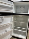 Frigidaire Used Refrigerator Top and Bottom 30x66 (Black) 