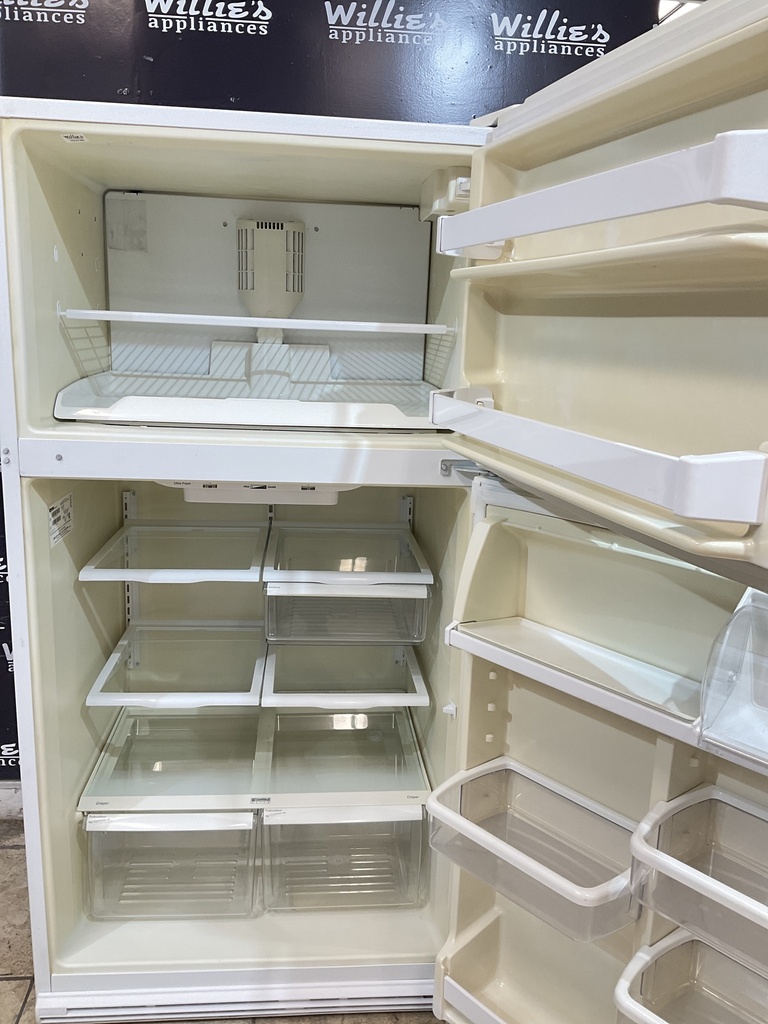 Kenmore Used Refrigerator Top and Bottom 33 1/2” x66 (White) 
