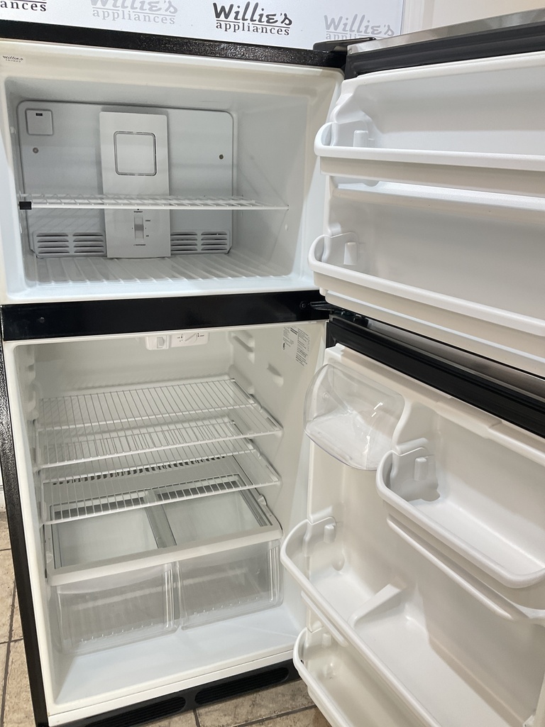 Frigidaire Used Refrigerator Top and Bottom 28x60 (Stainless Steel) 