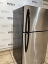 Frigidaire Used Refrigerator Top and Bottom 28x60 (Stainless Steel) 