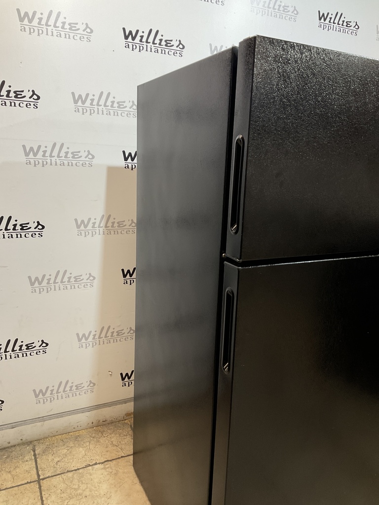 Americana Used Refrigerator Top and Bottom 28x61 1/2” (Black) 