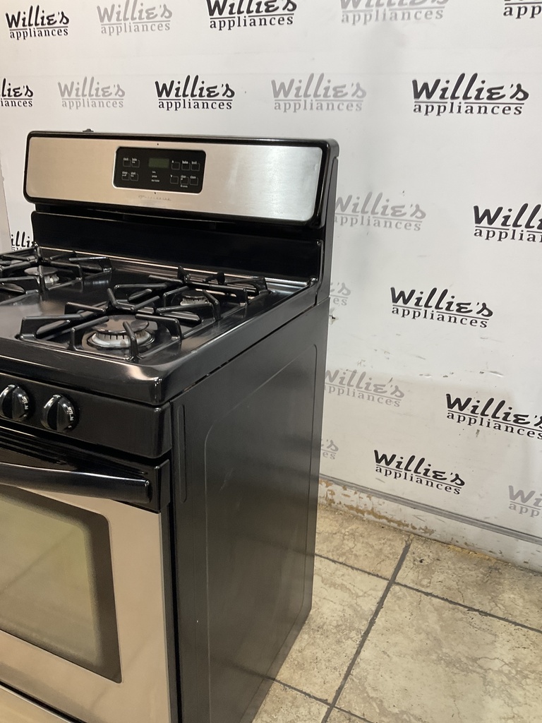 Frigidaire Used Natural Gas Stove 30inches (Stainless Steel) 