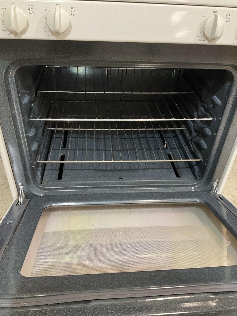 Ge Used Natural Gas Stove 30inches (Bisque) 