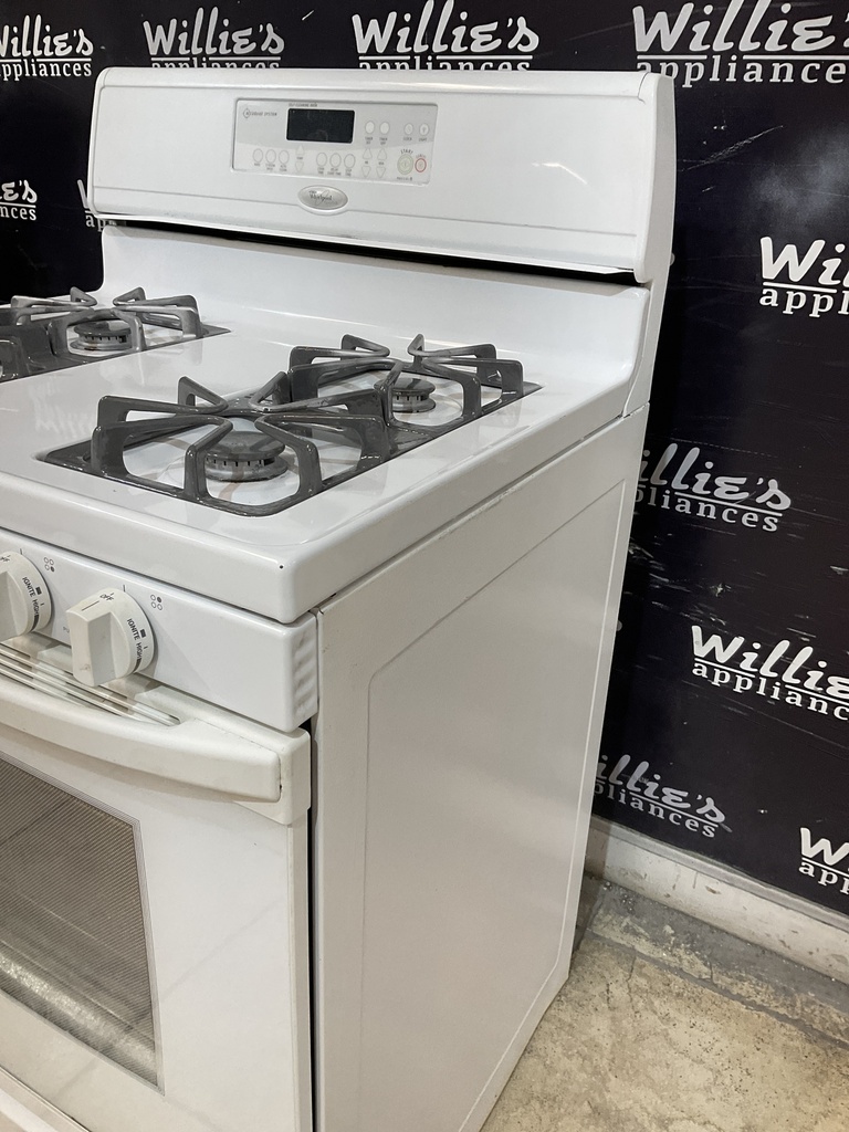 Whirlpool Used Natural Gas Stove 30inches (White) 