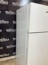 Hotpoint Used Refrigerator Top and Bottom 28x61 1/2” (White) 