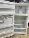 Ge Used Refrigerator Top and Bottom 28x61 (White) 