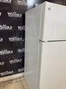Ge Used Refrigerator Top and Bottom 28x61 (White) 