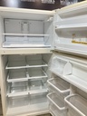 Whirlpool Used Refrigerator Top and Bottom 33 1/2” x 66” (Bisque) 