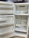 Ge Used Refrigerator Top and Bottom 28x67 1/2” (White) 