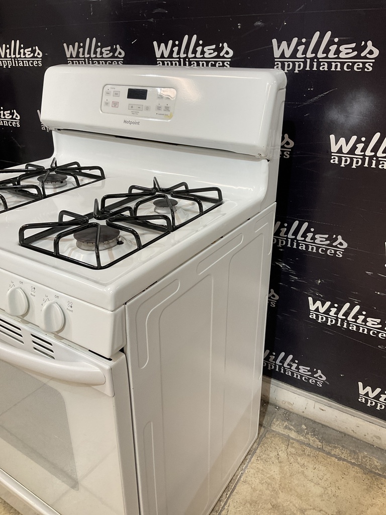 Hotpoint Used Natural Gas Stove 30inches (White) 