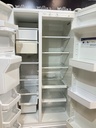 Whirlpool Used Refrigerator Side by Side 36x69 1/2” (White) 