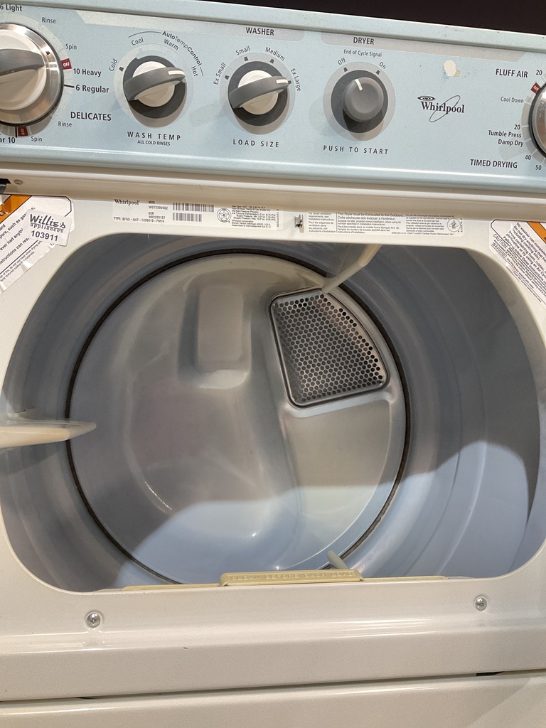 Whirlpool Used Natural Gas Unit Stackable 27x73 (White) 