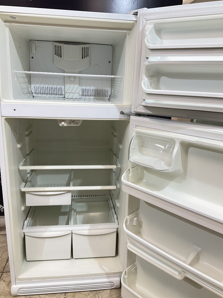 Frigidaire Used Refrigerator Top and Bottom 30x66 (White) 
