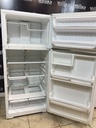 Ge Used Refrigerator Top and Bottom 28x64 1/2” (White) 