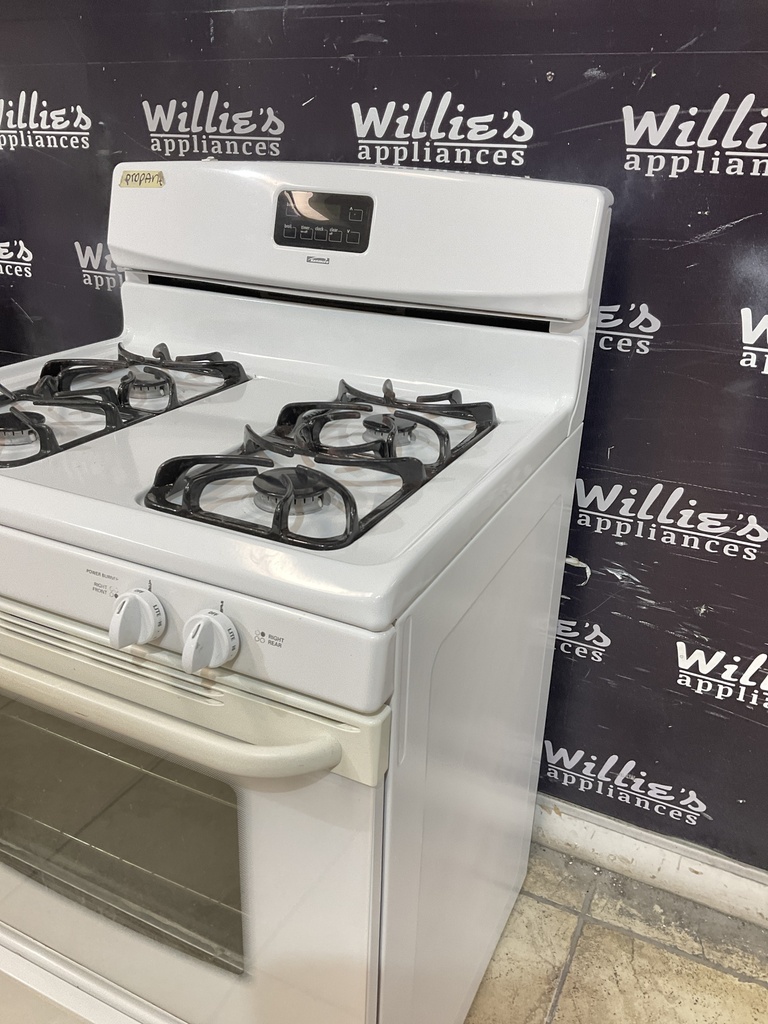 Kenmore Used Gas Propane Stove 30inches (White) 