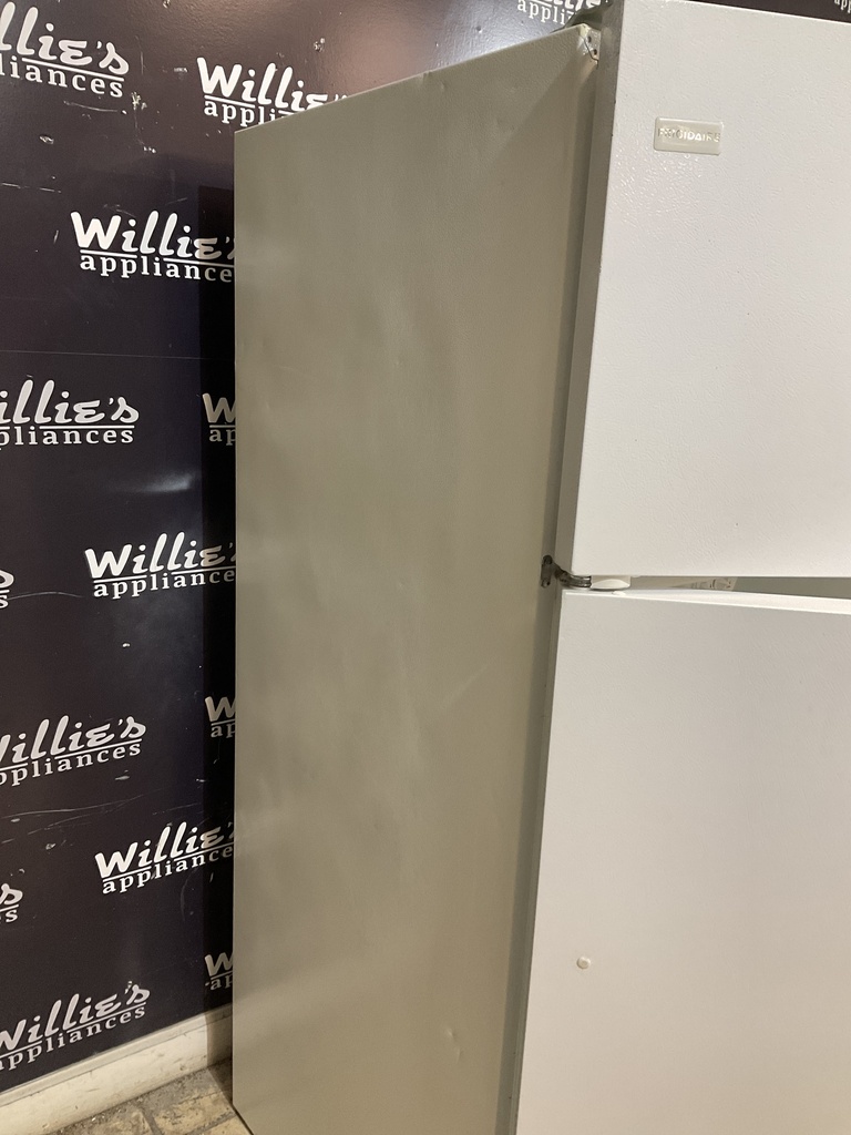 Frigidaire Used Refrigerator Top and Bottom 28x64 1/2” (White) 