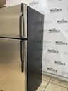 Ge Used Refrigerator Top and Bottom 28x64 1/2” (Stainless Steel) 
