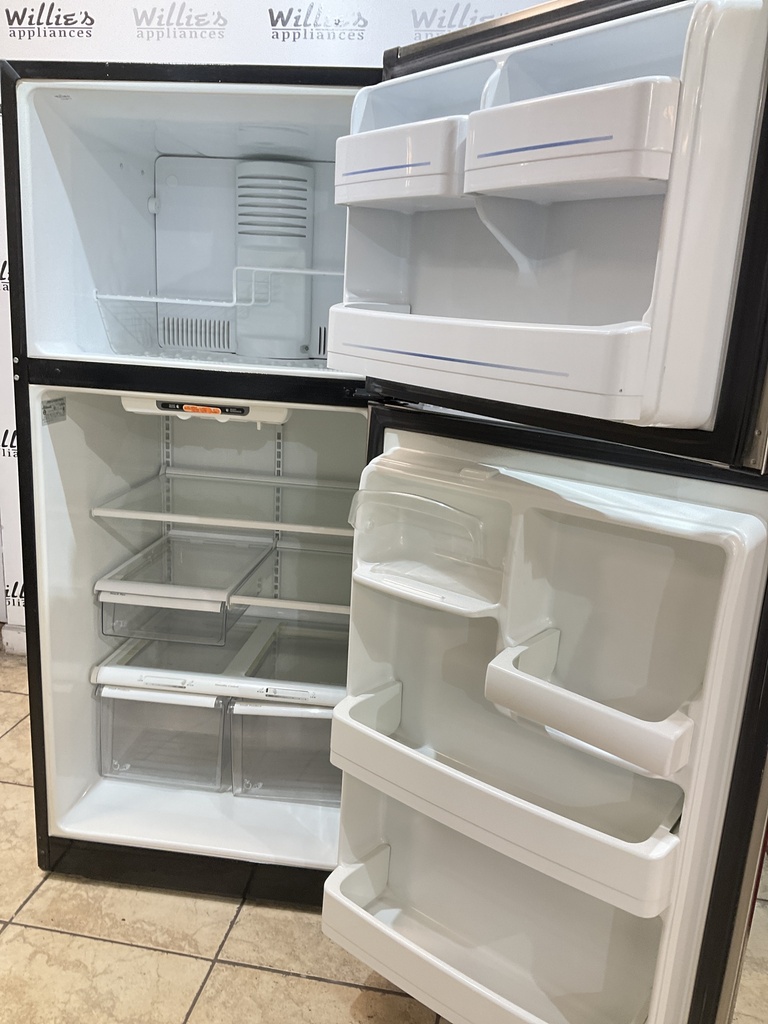 Ge Used Refrigerator Top and Bottom 30x66 1/2” (Stainless Steel) 