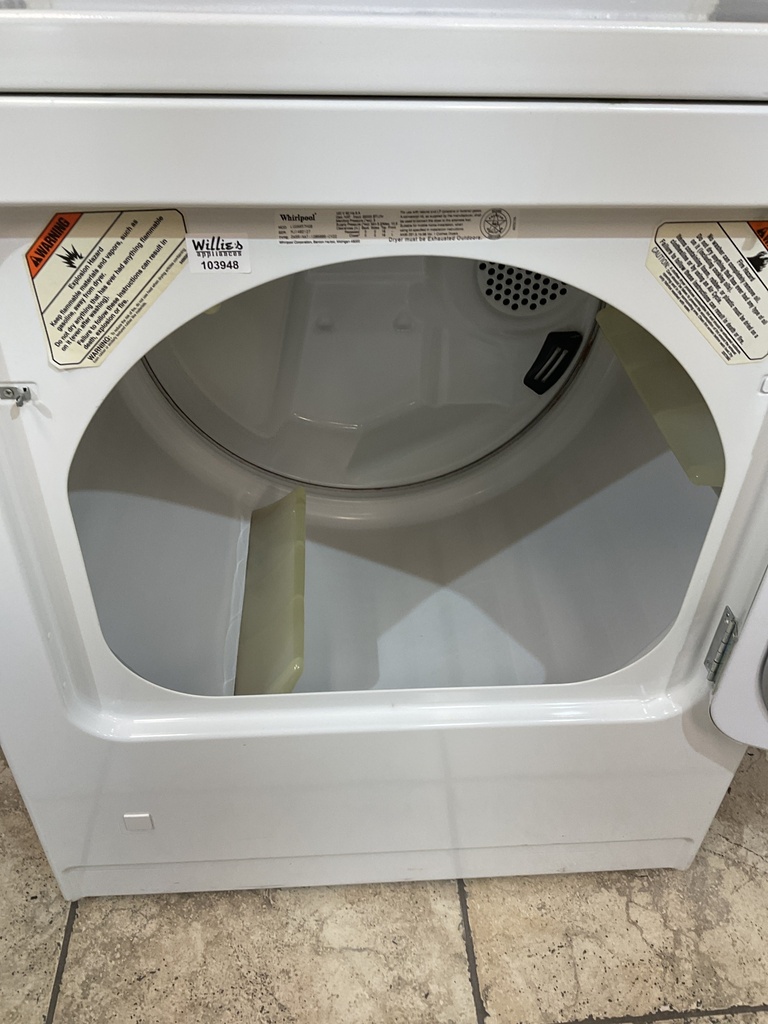 Whirlpool Used Natural Gas Dryer 29inches (White)