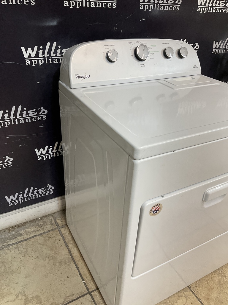 Whirlpool Used Electric Dryer 220volts (30AMP) 29inches {3 prong} (White) 