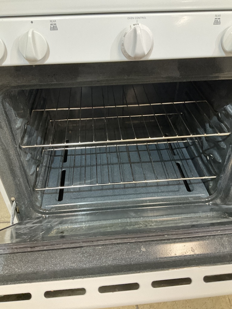 Ge Used Natural Gas Stove 30inches (White)