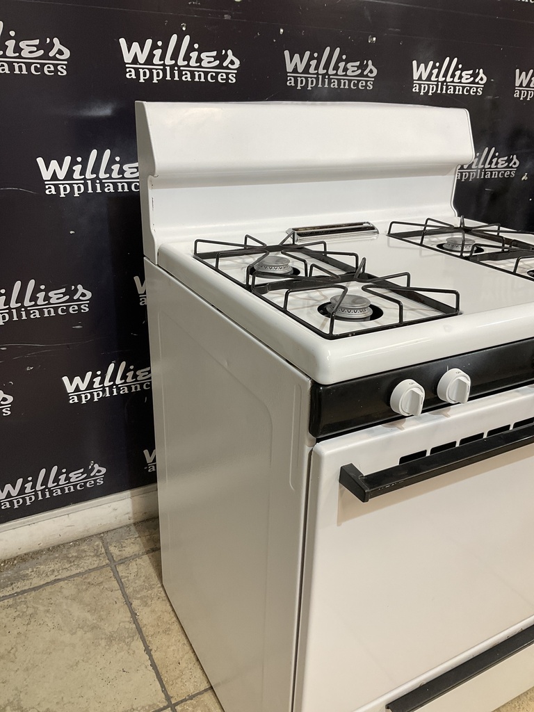 Frigidaire Used Natural Gas Stove 30inches(White) 