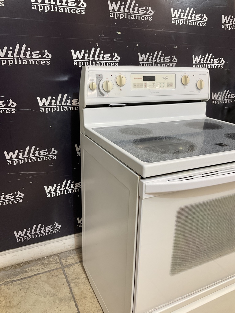 Whirlpool Used Electric Stove 220volts (40/50 AMP) {no cord} (White) 