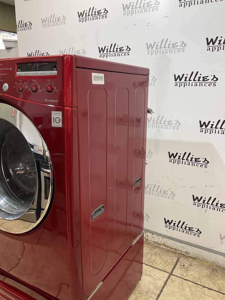 Lg Used Washer Front-load 27inches (Red) 