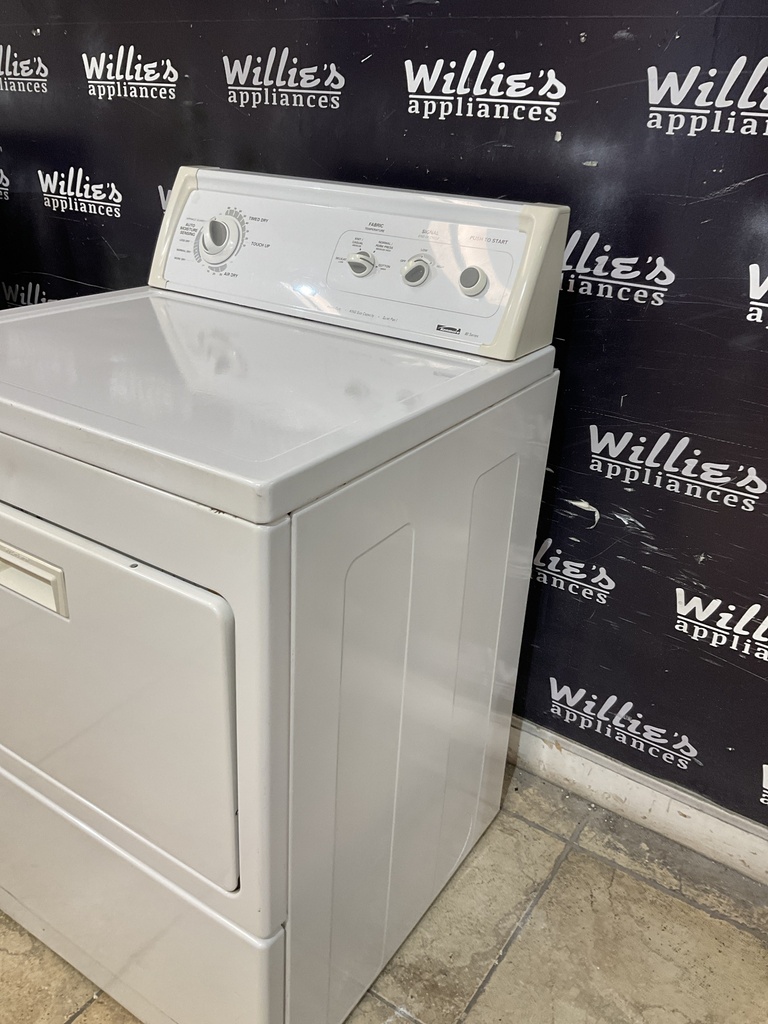Kenmore Used Electric Dryer 220volts (30 AMP) 27inches {4 prong} (White) 