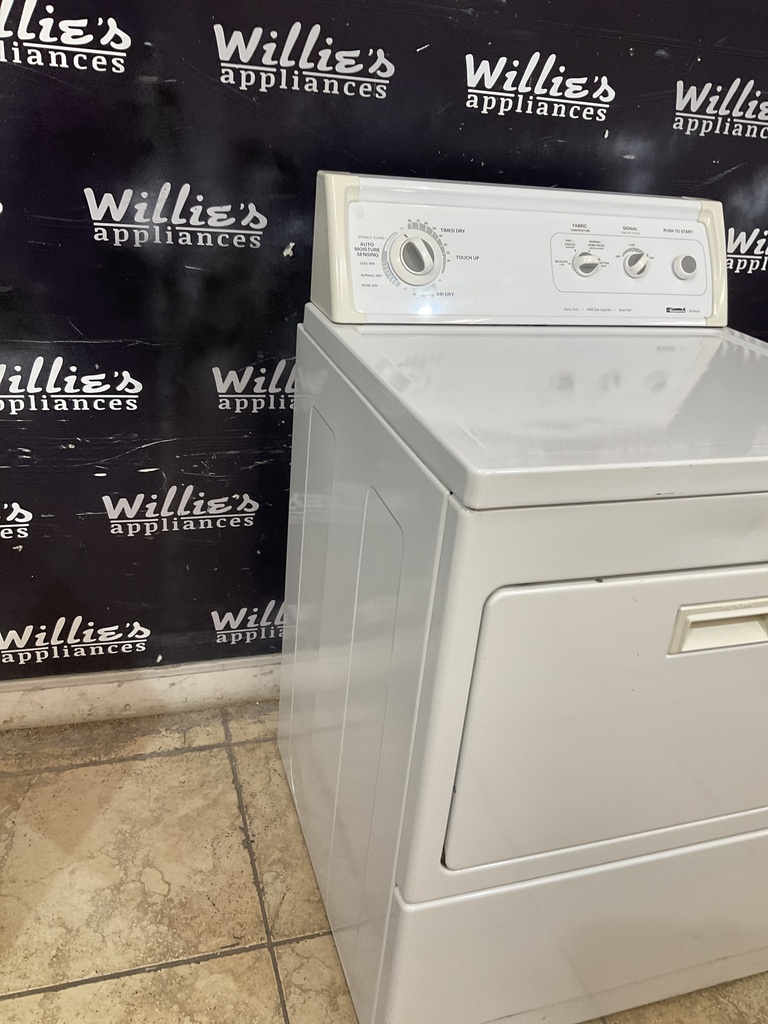 Kenmore Used Electric Dryer 220volts (30 AMP) 27inches {4 prong} (White) 