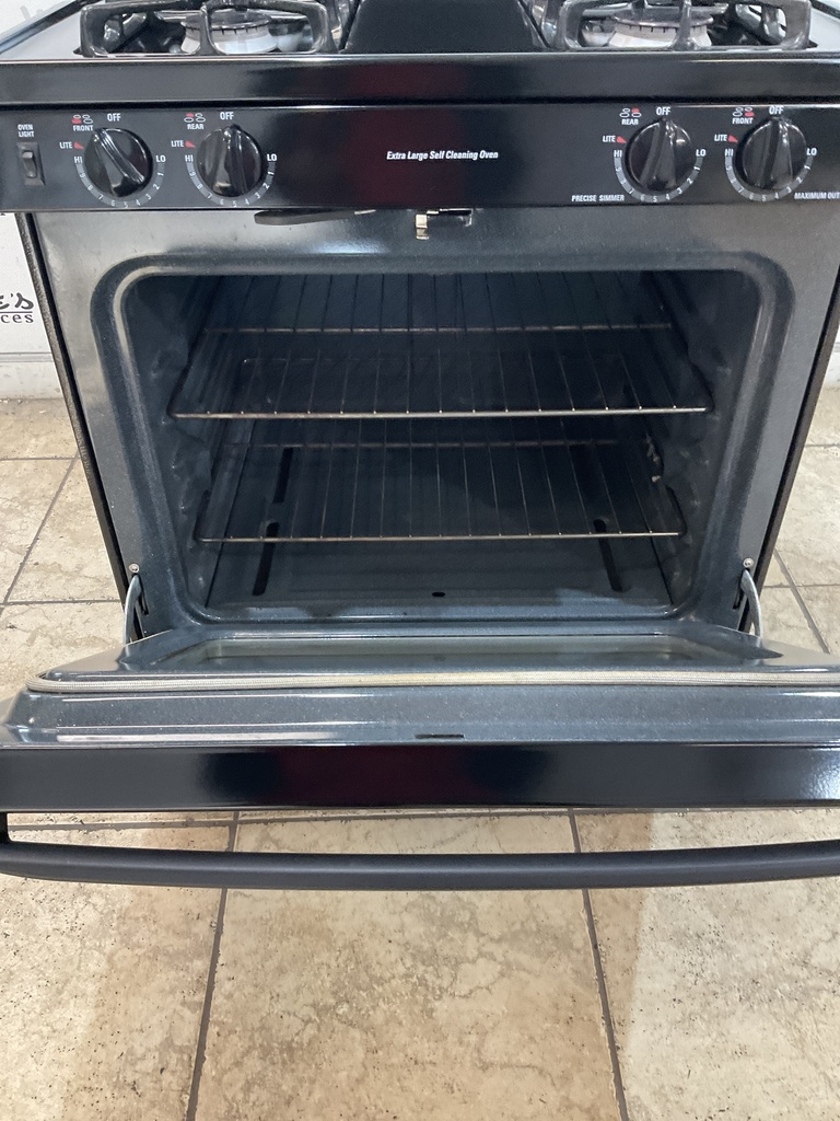 Ge Used Natural Gas Stove 30inches (Black) 